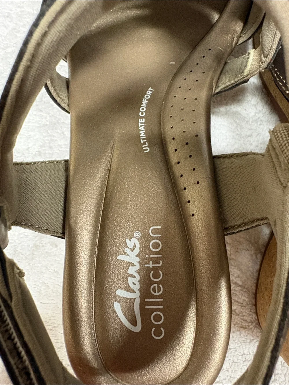 Clarks stylish metallic